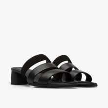 Camper Black Sandals Womens - Katie Online Ireland | LHRGV3178